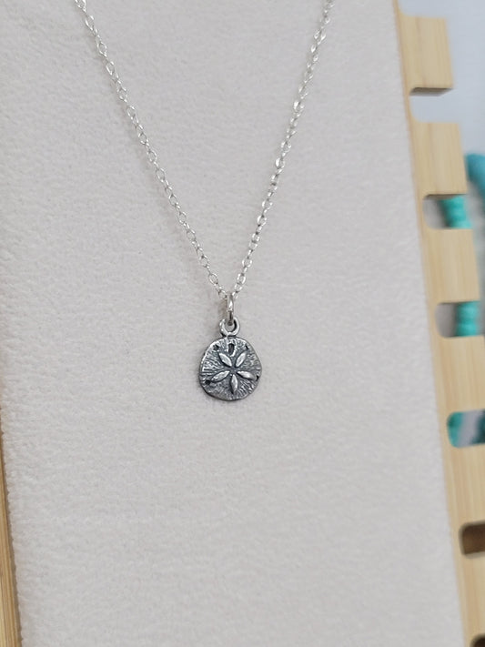 Sterling Silver Sand Dollar Necklace