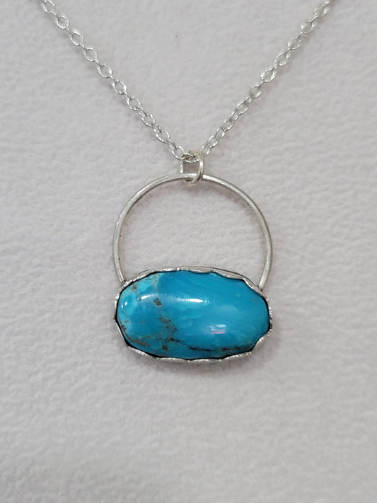 Turquoise & Sterling Pendant