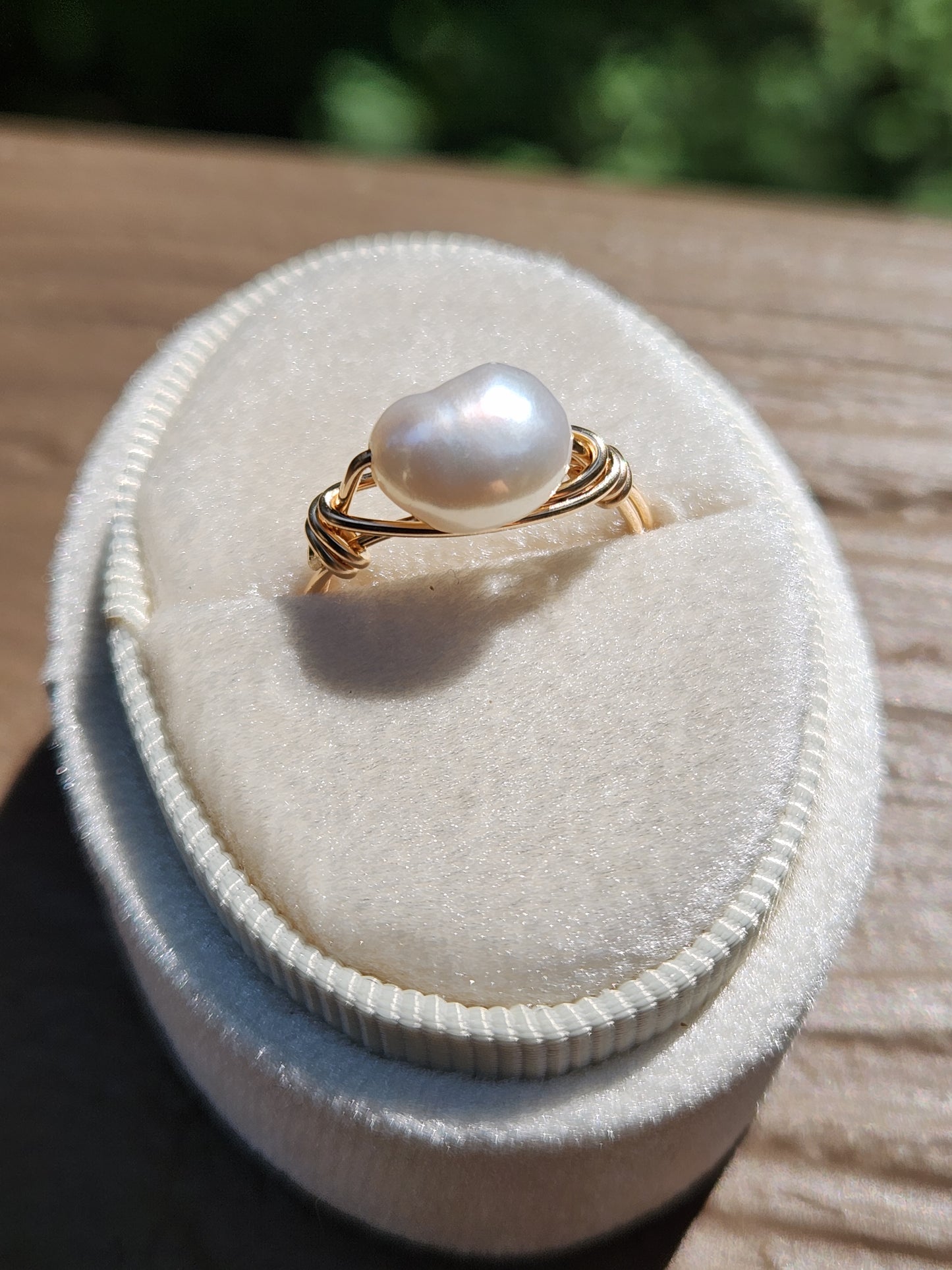 Pearl Ring 14k gold-filled 🌊 Ocean Vibes